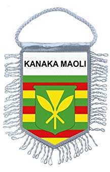 Akachafactory Wimpel mini Flagge Fahne flaggen miniflagge Hawaii Kanaka maoli