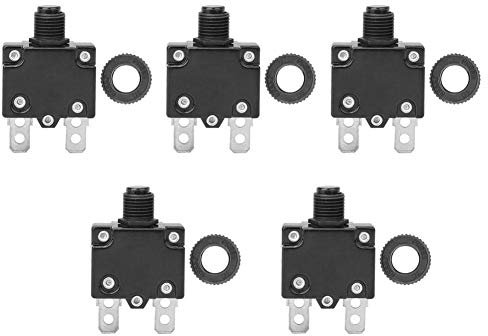Interruttore di protezione da sovraccarico dell'interruttore di protezione da sovraccarico del protettore di sovraccarico termico dell'interruttore del compressore d'aria 5pcs per il generatore(6A)