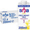 SMA First Infant Baby Milk, Pro from Birth, Ready to Use, Liquid Formula Milk, 200 ml (Pack of 12), Packaging May Vary