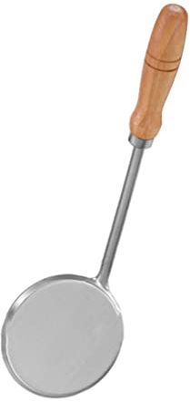 Cabilock Wind Löffelpfanne Rosenküchleform Traditionelle Teigform mit Holzgriff Rosettenwaffel Waffeleisen Ausstechformen Waffelb?ckerei Rosettenwaffel Backform für Kekse Waffeln L