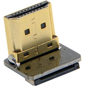 CY CYFPVHDMI HDMI Typ A männlicher Stecker nach unten gewinkelt 90 Grad für FPV HDTV Multicopter Luftfotografie