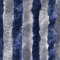 Moritz Rideau de porte en chenille - 90 x 220 cm - Bleu et gris - Protection contre les insectes - Pour camping caravane, Bleu/Gris