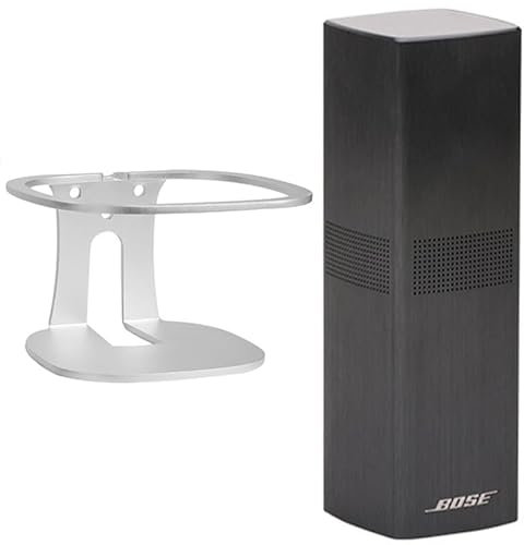 Für Bose OmniJewel Lifestyle 650 Halter,B&O lifestyle 650 Wandhalterung Ständer,Zubehör mit integriertem Kabelmanagement,Smart Home Lautsprecher Zubehör Rack (B&O lifestyle 650,Silbrig,YT) 2PCS