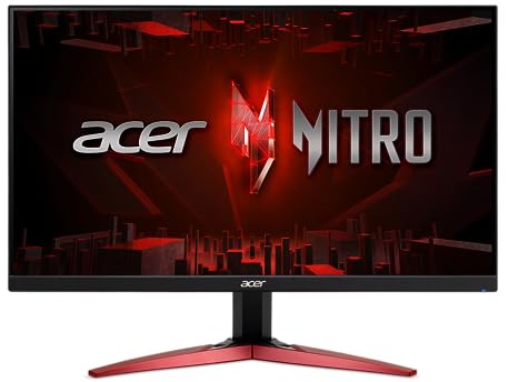 Acer Nitro Monitor IPS da 23,8 Full HD 1920 x 1080 per PC Gaming | AMD FreeSync Premium | Aggiornamento a 180Hz | Fino a 0,5 ms | Supporto HDR10 | 99% sRGB | 1 x Display Port 1.2 e 2 x HDMI 2.0 |