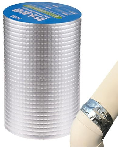 Povanjer Klebeband, strapazierfähig, wasserfest, Dampfsperrband,Butylkautschukband mit starker Bindung - Temperaturbeständiges Flexband, selbstklebendes Dichtungs-Dachdichtmittel für