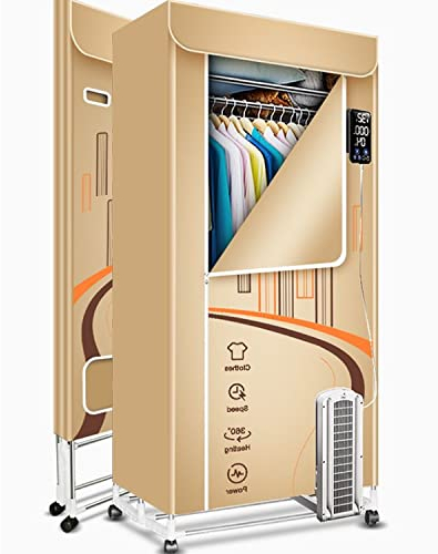 Sèche-Linge électrique Pliable 1600 W,3 Couches,sèche-Linge électrique Chauffant,Armoire de séchage de Linge électrique,Acier Inoxydable,économe en énergie (Anion),sèche-Linge Domestique (Tail