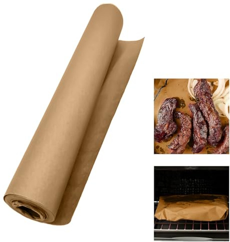Butcher Paper, Kraft Paper, Butcher Paper, Peach Paper for BBQ Smoker, Fish Meat, Sausage，Perfect Cooking of Juicy