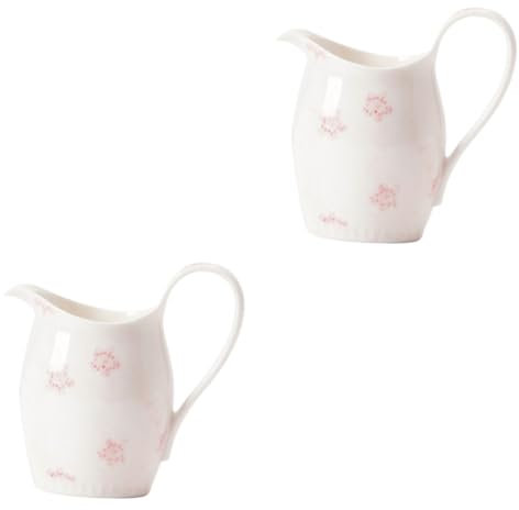Alipis 2 Uds Cafetera Recipiente Para Leche Y Jarra De Leche De Cerámica Recipiente Pequeño Para Leche Jarras De De Suministros Para Hacer Jarra De Cerámica Para
