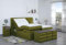 Boxspringbett Pino 240x220, WT-Grasgrün, 7-Zohnen Taschenfederkernmatratze, Ergoflex - Inklusive Aufbau - Deutscher Hersteller