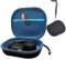Kopfhörer-Etui für JBL Tune 510BT/JBL Tune 520BT/500 für Sony WH-CH520, Eva Hartschalenetui für JBL Tune 760 NC/JBL Tune500BT On-Ear Wireless Faltbare Bluetooth-Kopfhörer (Schwarz) Blau innen