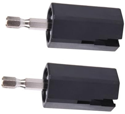 JEWEDECO Metal Guitar Repair Kit Electric Drill Strings Winder Head Guitar Pin Puller for Quick Guitar Maintenance