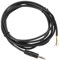 DMiotech 3.5mm 1/8 Male Plug Jack Connector Audio Cable 3 Pole Mono Aux Cable Replacement Repair Bare for Headphone Headset Earphone 1.8M/6Ft Black