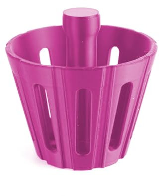 B75 Kaffeefilter-Papier-Assistent, Kaffeefilterfilter, hohle Mitte, Kaffeemaschinen, Kaffeepapierfilter für Espresso-Kaffeemaschine (Rosa)
