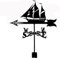 XAoSCd Girouette Vélo Cycliste Cygne Girouette Outil De Mesure Girouette avec Revêtement Antirouille Indicateur D'Orientation Acier Inoxydable pour Montage sur Toit Extéri,Sailboat-Normal