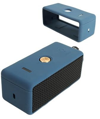 Protective Silicone Cover for Marshall Emberton II Portable Bluetooth Speakers - Shockproof, Dustproof, and Waterproof for Worry-Free Use Anywhere,Blue