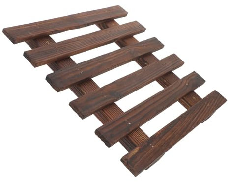CIYODO 1Juego Soporte para Pared De Madera Estante Vertical para Plantas Organizador De Decoración De Jardín para Macetas y Luces De Guirnalda