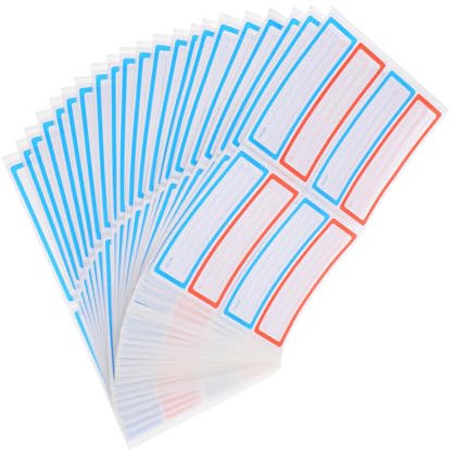 Veemoon 20stücke Selbstklebende Beschreibbare Blanko Adressetiketten Mit Linien Rechteckige Rücksende-labels Für Postpakete Versand Briefe Praktische Etiketten Für Familie Und Büro