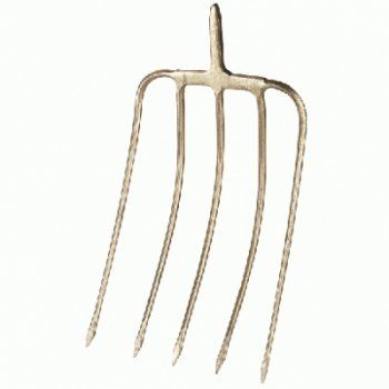 Triuso Kompostgabel, 5 Zi nken,Stift Zinkenl. 28cm,