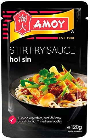 Amoy Straight to Wok Rich Hoi Sin Sauté Sauce (120g) - Paquet de 2