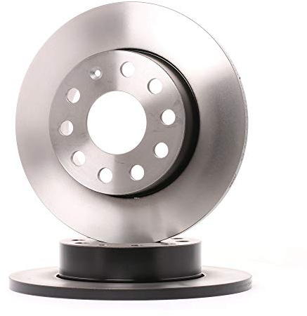 TRW DF4271 2x Bremsscheiben Hinten Ø256mm voll Kompatibel mit VW Golf 6 5K1 1K0615601AC 1K0615601AJ 1K0615601L