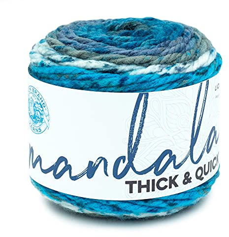 Lion Brand Yarn 528-200 Mandala dickes & schnelles Garn, Labyrinth