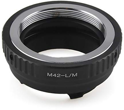 M42 auf L/M Objektivadapter, kompatibel mit M42 (42 x 1 mm) Schraubgewinde auf Leica M LM Mount Kamera wie M240, M240P, M3, M2, M1, M4, M5, M6, MP, M7, M8, M9