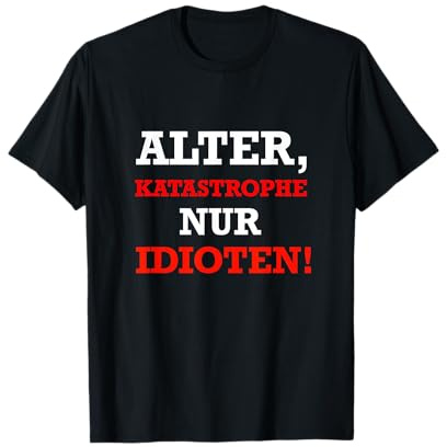 Alter Katastrophe vintage retro design T-Shirt