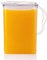 LocknLock Aqua Fridge Door Water Jug with Handle BPA Free Plastic Pitcher with Flip Top Lid Perfect for Making Teas and Juices, 3 Quarts, Clear