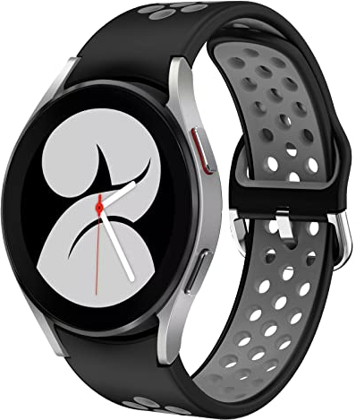 Syxinn Bracelet Samsung Galaxy Watch 4 40mm 44mm/Galaxy Watch 4 Classic 42mm/46mm, Bracelets Galaxy Watch 6/6 Classic 43mm 47mm, Galaxy Watch 7/Watch 5/5 Pro 45mm Bracelet Silicone Bande
