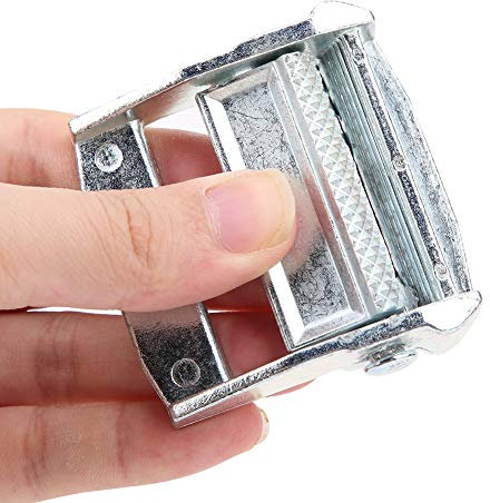 Natudeco Fibbia a Cricchetto Fissa in Lega di Zinco, Dispositivo di Serraggio della Corda, Accessori per Borse, Valigie e Cassette degli Attrezzi