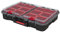 Keter Stack n' Roll Modularer DIY-Organizer, herausnehmbare Behälter, stapelbar, leicht, langlebig, wasserabweisend, Schwarz