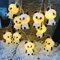 Panda-Lichterketten, Batteriebetriebene Panda Laternen Dekoratives Nachtlicht Lichterkette für Garten Terrasse Weihnachten Urlaub Valentinstag Hochzeit Kinderzimmer Dekoration (1.65m/10led, Panda)