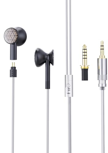 FiiO FF3S Dynamic Drive - Auriculares con cable de alta fidelidad con graves y sonido de música
