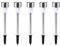 Livarno LED Solarleuchten Solarlampen Set mit Erdspieß