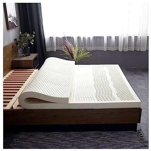 CoByda Matratze aus 100% Bio-Latex, atmungsaktiv und hypoallergen, importierter Naturkautschuk, Wabenporendesign, 10 cm Dicke, Größe 120 x 200 cm