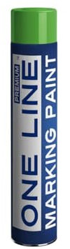 One Line Semi-Permanent Line Marking Paint 750ml (Green)