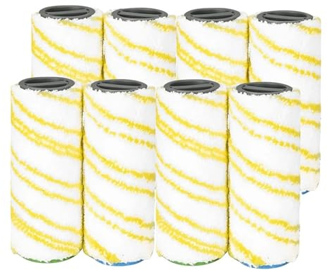 8 Pcs Roller Brush Replacement Accessories Compatible For Karcher FC5 FC7 FC3 FC3D Electric Floor Cleaner