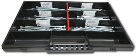 90 tlg Zylinderschrauben Sortiment M5 // 65mm-100mm Schrauben Set Schraubenbox DIN 912/ISO4762 Bolzen Vollgewindeschrauben Maschinenschrauben Gewindeschrauben Zylinderkopfschrauben