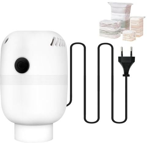 Bomba Vacio Bolsas Ropa, Bomba de aire eléctrica de 220 V para bolsas de almacenamiento al vacío, Bomba de compresión de vacío Bomba de aire de succión 4500 Pa