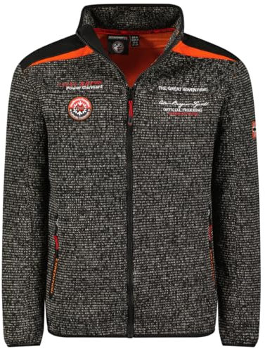 Geographical Norway Thibault Men Pile da Uomo, Noir, M