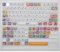 ILYCHEEGAMI PBT Cute Gradual Colourful MOA Round keycaps PBT keycap Set for Girl Kids Custom keycaps for Gateron Kailh Cherry Mx Switches ANSI Layout Mechanical Keyboard (MOA-Waves)