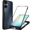 Coque pour Samsung A06 4G Antichoc Housse Galaxy A06 Coque avec Protège-écran 360 Full Body Protection Etui Robuste Double Face Transparent TPU Case Intégrale Coque pour Samsung Galaxy A06 - Noir