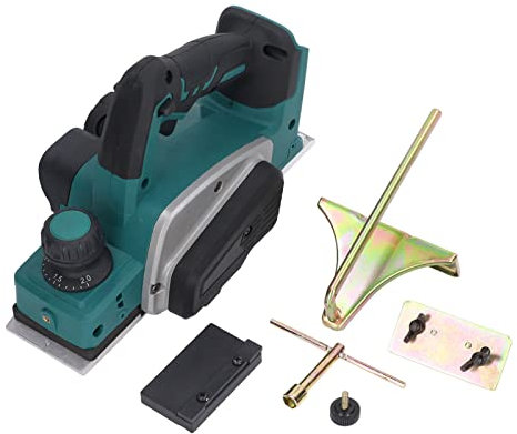 Mavaol 18 V Akku-Elektrohobel, Lithium-Ionen-Handhobel, glatte Oberfläche, 12.000 U/min, ergonomischer Griff, batteriebetrieben, für Holzbearbeitung, Heimwerken