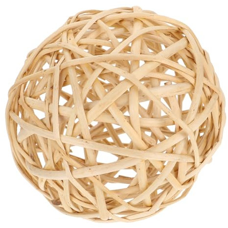 Garneck Rattankugeln 15 cm – 1 Stücke Braune Rattan Kugeln Für Kreative DIY-Dekorationen - Tischdeko Und Party Accessoires Ideal Für Hochzeiten Und Geburtstagsfeiern