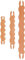 Lot de 3 baguettes à pour travaux manuels, outils de tricot, outils de tricotage faits à la main, baguettes ondulées, outils de tricotage