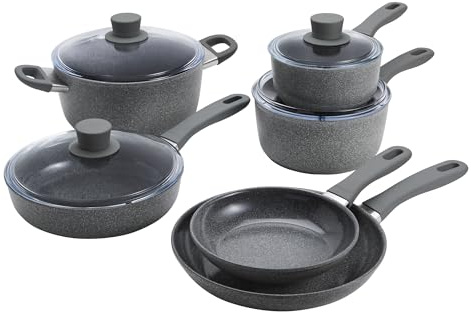 Parma Plus Ceramic 10-pc Aluminum Ceramic Nonstick Cookware Set