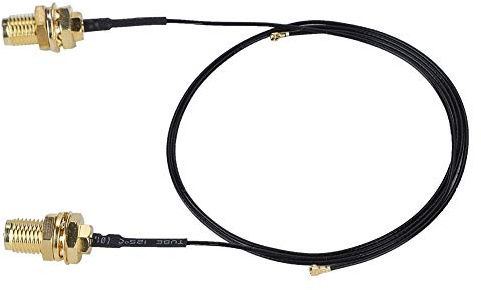 Xiuganpo Cavo Prolunga Antenna WiFi Maschio RP SMA Ad Alto Guadagno, Connettore NGFF M.2, Cavo di da 31 Cm, Collega la Scheda Wireless NGFF All'antenna, per Utenti 8265/316065321GW GOBI 5000