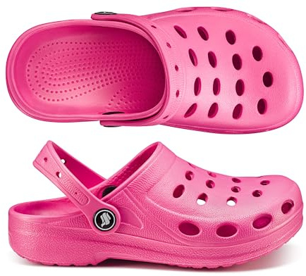 ESTRO Zuecos Niño Piscina Sandalias - Zuecos Cross Niño Sandalias Goma Niña Chanclas Playa Niña A03