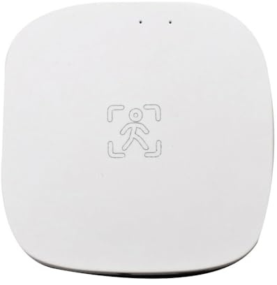 Tuya ZigBee MmWave Human Presence Sensor, Wall Mount Microwave Radar Detector with Luminance Monitoring, Adjustable Sensitivity for Static & Micro Motion Detection, Smart Home Automation Compatible