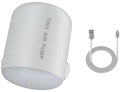 Generchin Gonfler la Pompe Dégonflée Électrique pour Pompe à Air Mini USB Rechargeable Pompe Extérieure Pompe de Camping pour Les Aérienne
